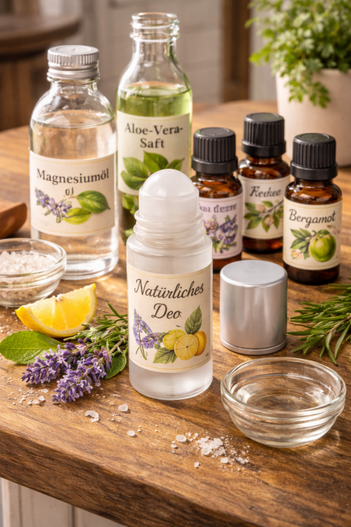 Selbstgemachtes Deo erfrischend