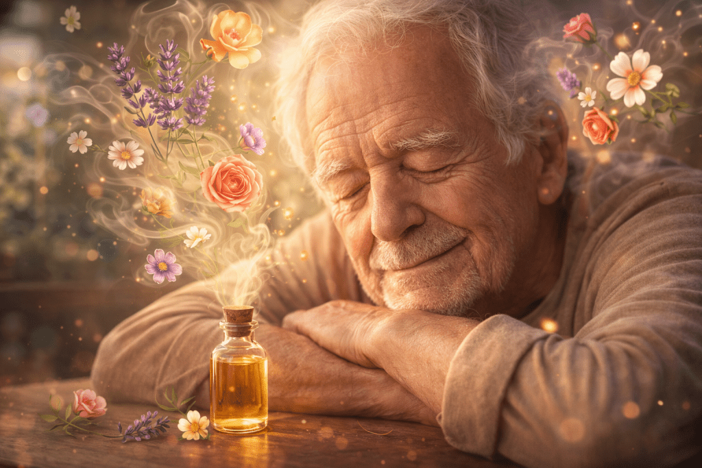 Im ALter noch gut riechen können durch training