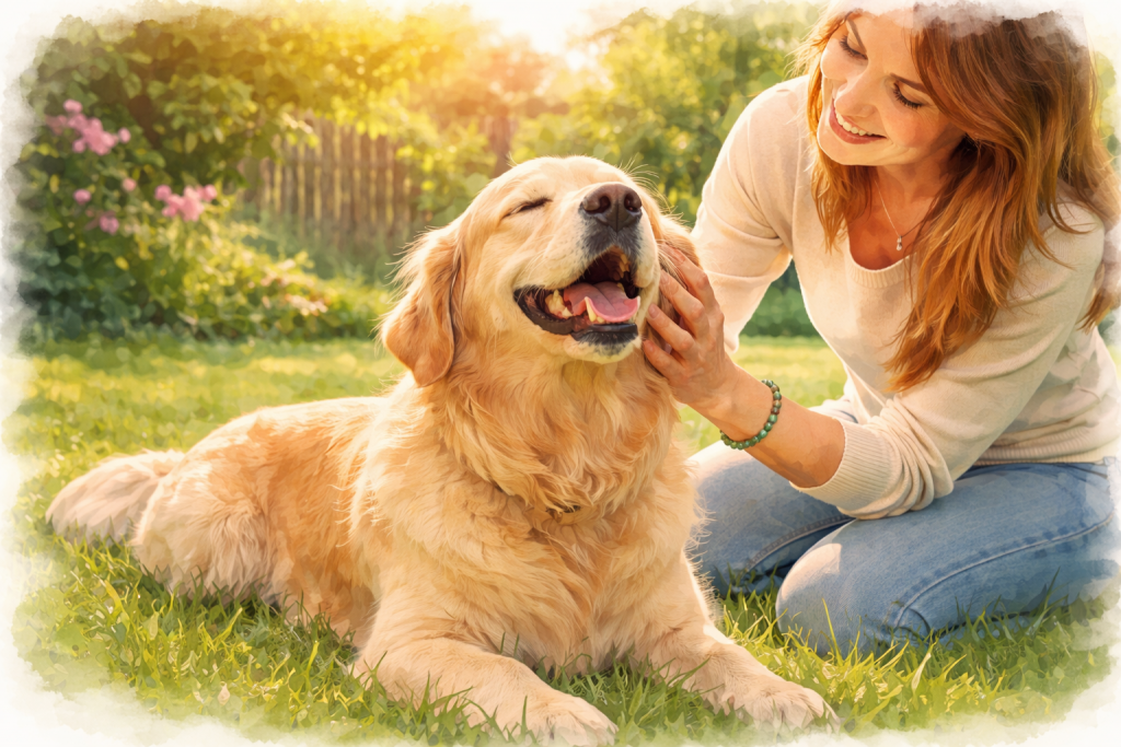 Hund läufig mit ätherischen Ölen helfen