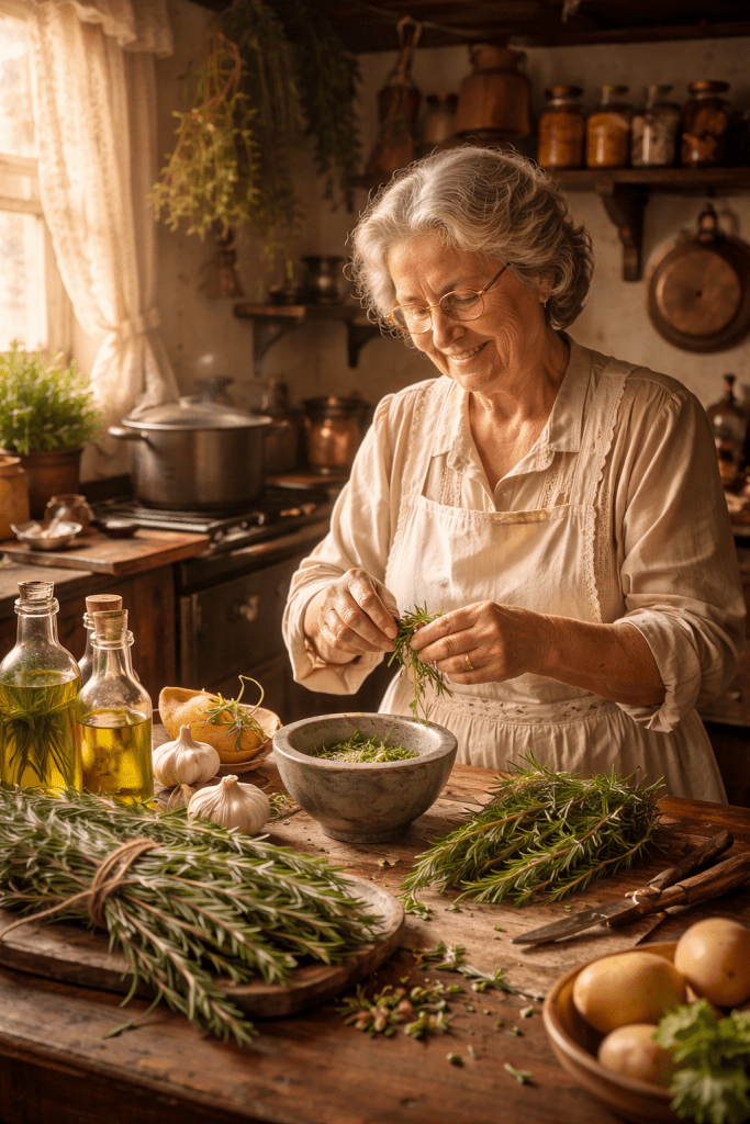 Oma ERinnerungen mit Duft an die Kindheit