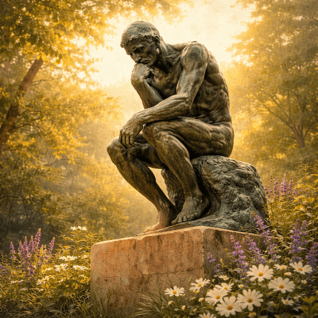 Der Denker gut für Kids