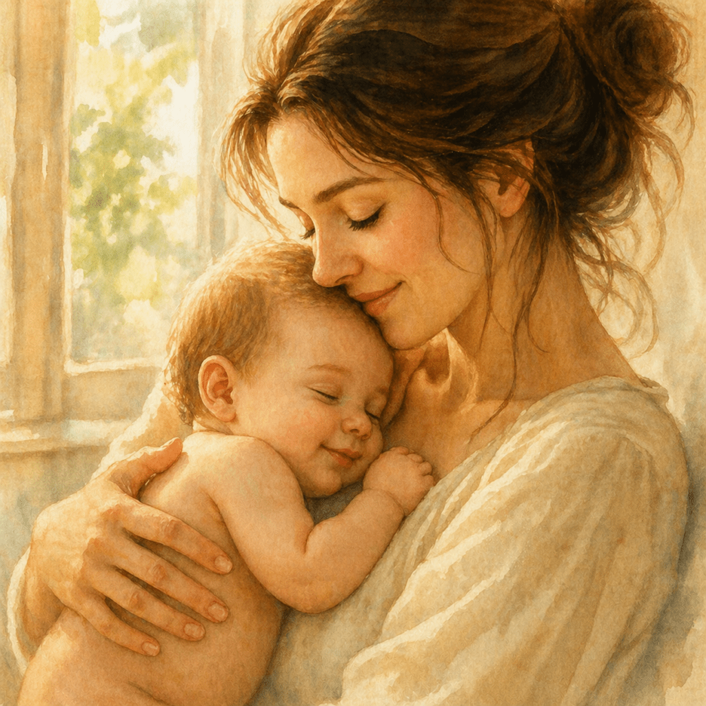 Mutter und Baby