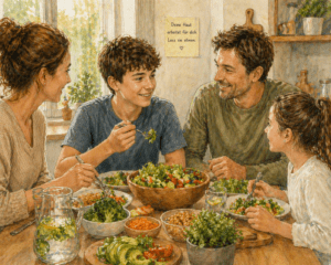 Gesunde ERnährung macht keine Pickel